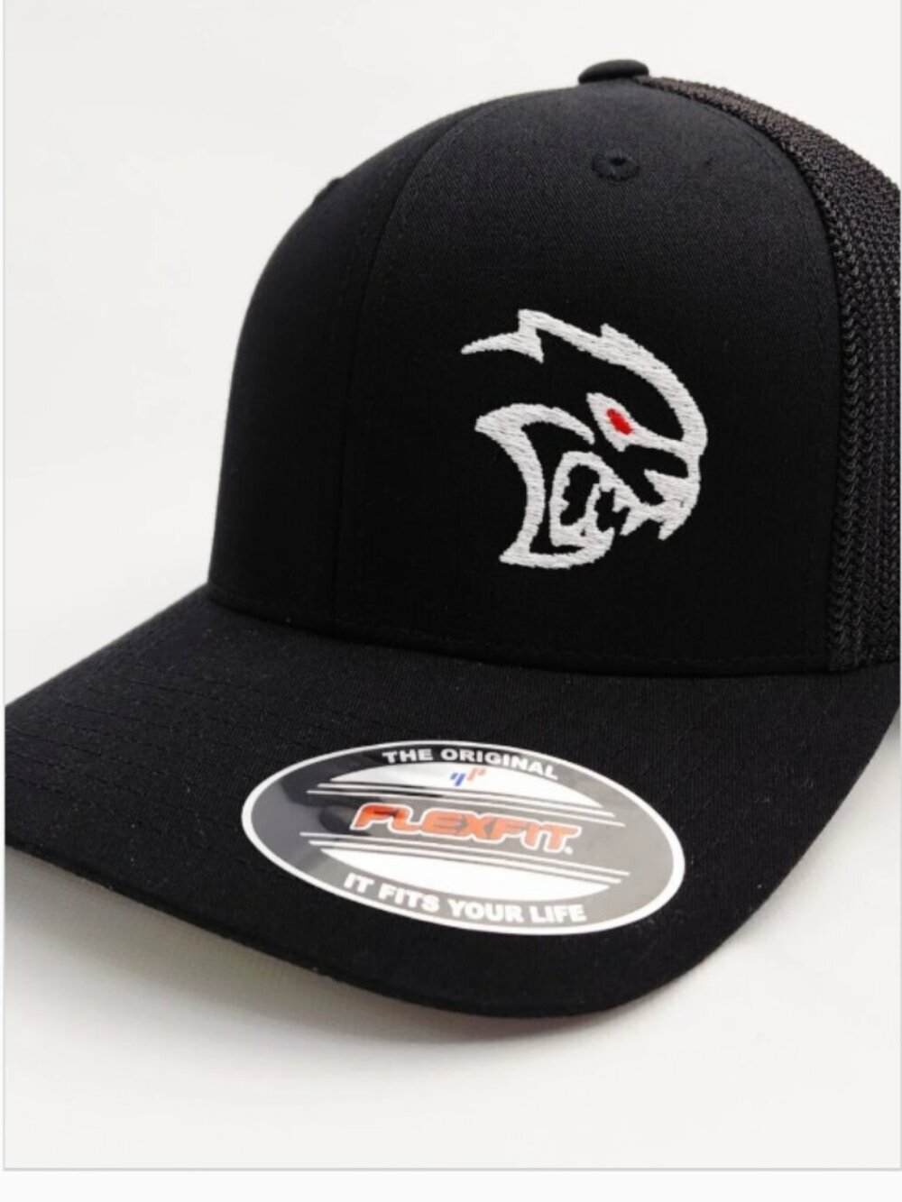 Dodge Hellcat Supercharged Hat Flexfit Solid Cotton Hat Mopar SRT multiple sizes